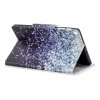 Samsung Galaxy Tab A 10.1 2019 T510 T515 Fodral Motiv Glitter Svart Lila Silver