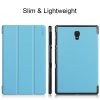 Samsung Galaxy Tab A 10.5 2018 T590 T595 Vikbart Smart Fodral Stativ Ljusblå