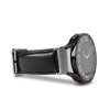 Samsung Galaxy Watch 20mm Armband Leather Band Svart