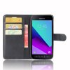 Samsung Galaxy Xcover 4/4S Plånboksfodral Litchi Svart