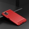 Samsung Galaxy Xcover 6 Pro Skal Borstad Kolfibertextur Röd