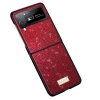 Samsung Galaxy Z Flip 4 Skal Glitter Röd