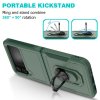 Samsung Galaxy Z Flip 4 Skal Ring Stand Grön