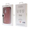 Samsung Galaxy Z Fold 5 Skal Glitter Flakes Metal Logo Rosa