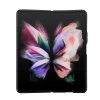 Samsung Galaxy Z Fold 5 Skal Glitter Flakes Metal Logo Svart
