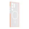 Samsung Galaxy S24 Ultra Skal Korrugerad MagSafe Orange