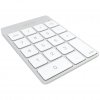 Slim Wireless Keypad Uppladdningsbar Bluetooth Knappsats Silver