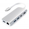 USB-C Multimedia Adapter 4K HDMI/Mini DisplayPort Gigabit Ethernet Sølv