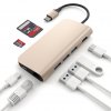 USB-C Multi-Port Adapter 4K Gigabit Ethernet Guld
