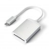 USB-C UHS-II minneskortläsare Silver