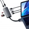 USB-C Multimedia Adapter Dual 4K HDMI Gigabit Ethernet Silver