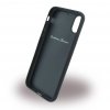 Scuderia Carbon Skal till iPhone X/Xs Kolfiberlook PU-läder Kortfack Röd Svart