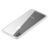 See-through Skal till iPhone Xr Glas TPU Silver
