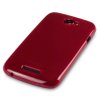Skal Till HTC One S / TPU / Gel Skal / Transparent Röd