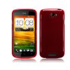 Skal Till HTC One S / TPU / Gel Skal / Transparent Röd