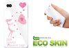 Eco Skin TPU Mjuk Skal Till iPhone 4 / 4S / Rainy-Pink