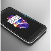 Skal till OnePlus 5 TPU Hårdplast Hybrid Svart Grå