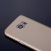 Skal till Samsung Galaxy S7 Slim Hårdplast Gummitextur Guld