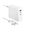 Skrivbordsladdare GaN140 Charging Dock 2xUSB-C & 1xUSB-A