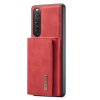 Sony Xperia 10 V Cover M1 Series Aftageligt Kortholder Rød