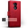 Sony Xperia XA2 Ultra Äkta Läder Plånboksfodral Röd