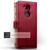 Sony Xperia XA2 Ultra Plånboksfodral PU-läder Blommor Röd