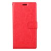 Sony Xperia XZ1 Compact Plånboksfodral Lädertextur Röd