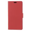 Sony Xperia XZ1 Plånboksfodral PU-läder TPU Röd