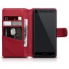 Sony Xperia XZ2 Compact Äkta Läder Plånboksfodral Röd