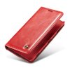 Sony Xperia XZ2 Fodral Vaxad PU-läder Röd
