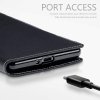 Sony Xperia XZ2 Premium Äkta läder Fodral Low Profile Svart