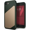 Spectra Series Skal till Apple iPhone 8 Leather Pine Green / Beige
