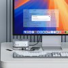 Mac Mini M4 Stativ & Hub med SSD-kapsling Silver
