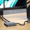 4-port USB-C hubb med Power Delivery