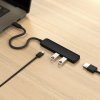 4-i-1 USB-C Slim Multiport Adapter 4K Svart
