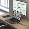 4-i-1 USB-C Slim Multiport Adapter 4K Space Gray