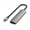 4-i-1 USB-C Slim Multiport Adapter 4K Space Gray