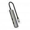 4-i-1 USB-C Slim Multiport Adapter 4K Space Gray
