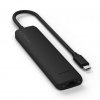 7-i-1 USB-C Slim Multiport Adapter med Ethernet Svart