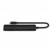 7-i-1 USB-C Slim Multiport Adapter med Ethernet Svart