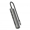 7-i-1 USB-C Slim Multiport Adapter med Ethernet Space Gray