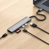 7-i-1 USB-C Slim Multiport Adapter med Ethernet Space Gray