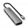 7-i-1 USB-C Slim Multiport Adapter med Ethernet Space Gray