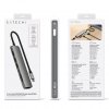 7-i-1 USB-C Slim Multiport Adapter med Ethernet Space Gray