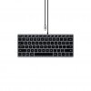 W1 USB-C-tangentbord Nordisk Layout