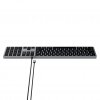 W3 USB-C-tangentbord Nordisk Layout