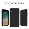 Synthetic Fiber till iPhone Xr Skal Kolfibertextur Svart