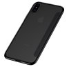 Touchable Case till iPhone Xs Fodral Caller-ID Svart