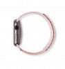 Apple Watch 38/40/41mm Armband Magnetic Traction Strap Äkta Läder Rosa