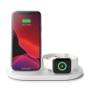 Trådlös Laddare BOOST CHARGE 3-in-1 Wireless Charger Vit